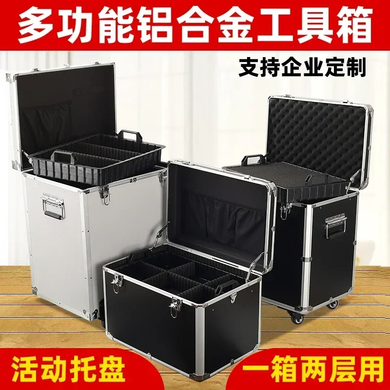

Hot sales Aluminum Alloy Hardware Universal Wheel Toolbox Pull Rod