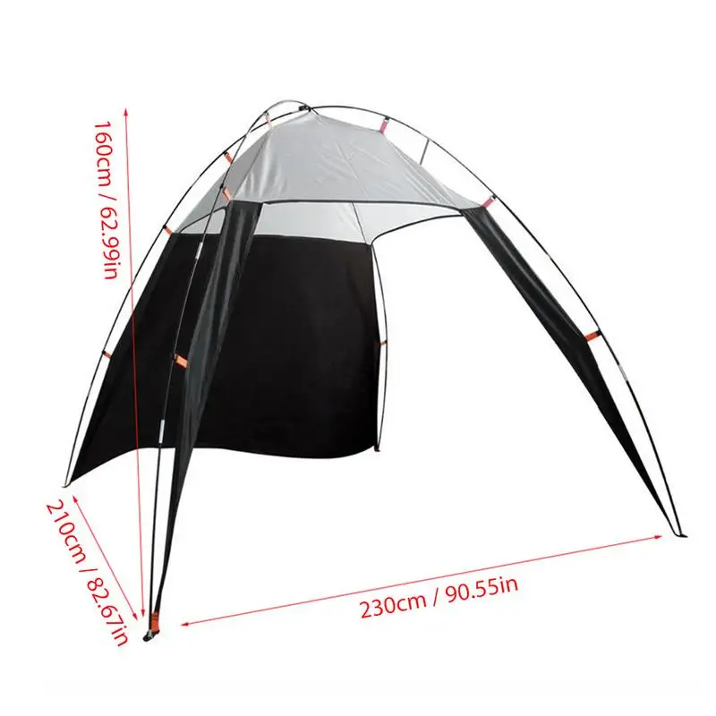 Imagem -06 - Leve Waterproof Outdoor Canopy Beach Shelter Sun Shade Tent Jardim Sun Toldo Camping Pesca e Acessórios de Viagem