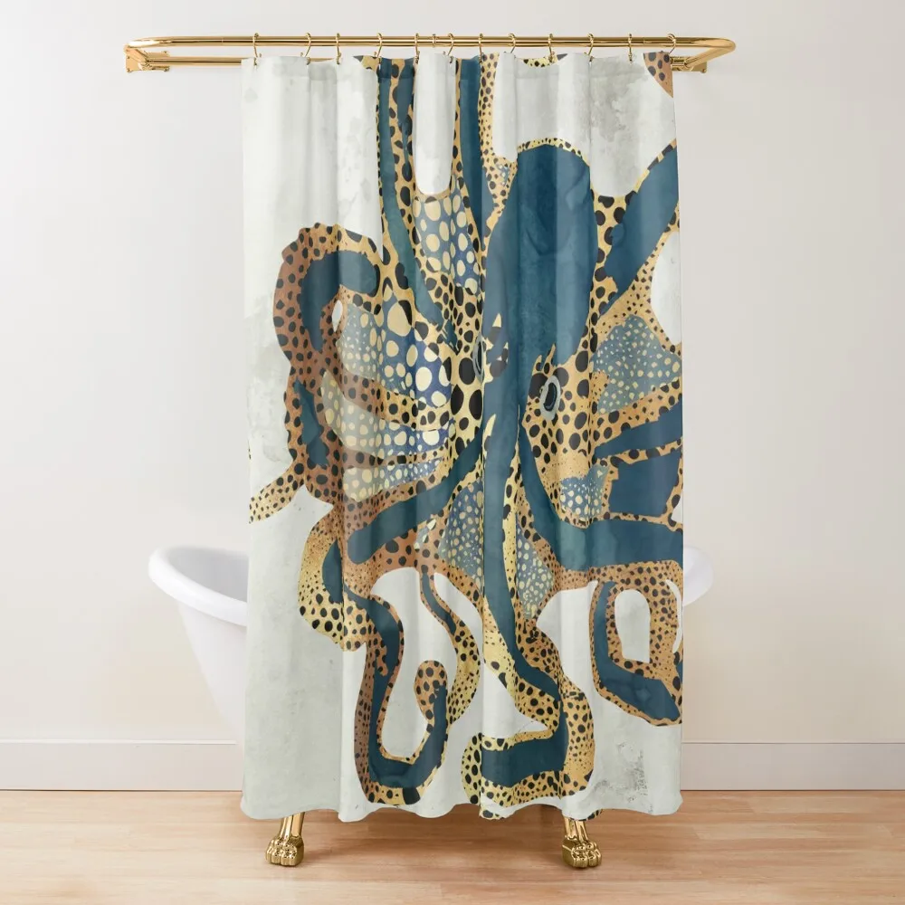 

Underwater Dream VI Shower Curtain Bathroom Fabric Waterproof Shower Shower Bath Curtain
