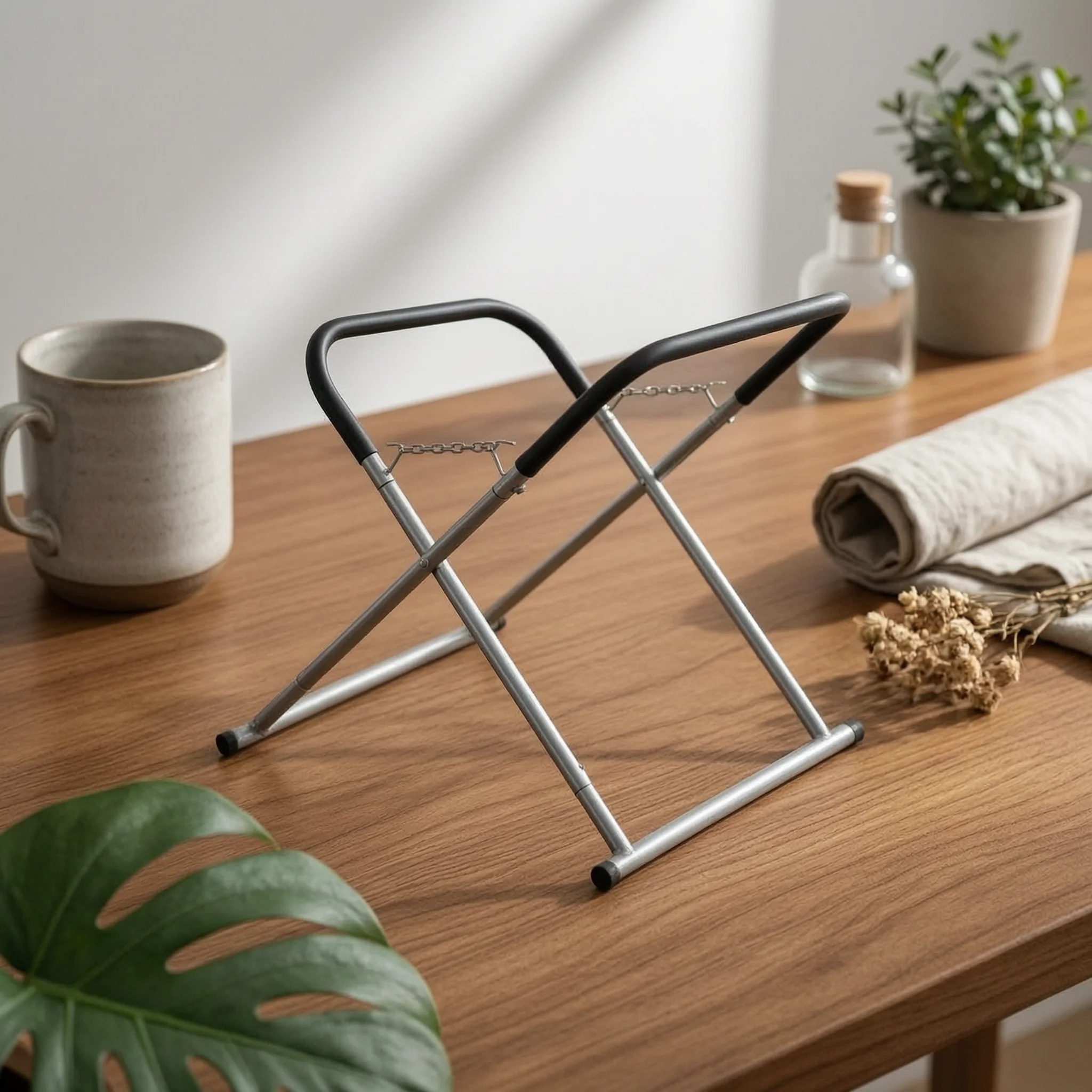 

Cross Stand with Padded Arms Portable Car Painting Stand Paint Rack Heavy Duty Sturdy for Mechanics, Body Shops, Garages