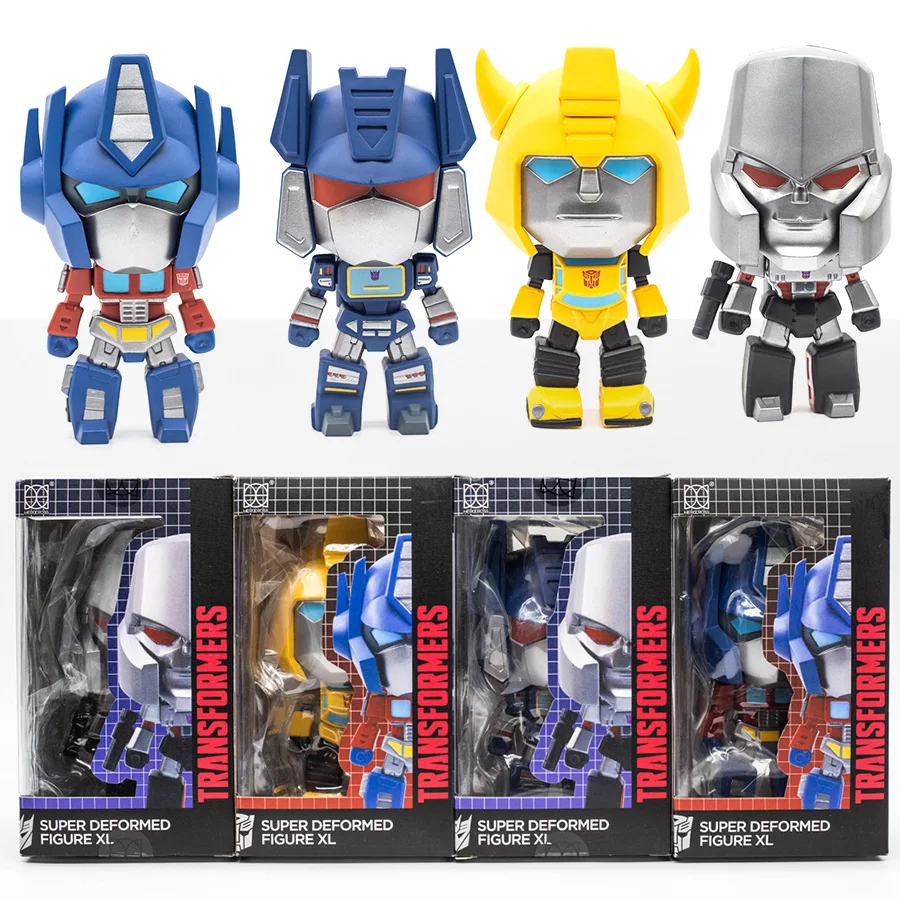 

Transformation Action Figure Ornaments Optimus Prime Megatron Bumblebee Soundwave 15cm Collection Children Birthday Gifts