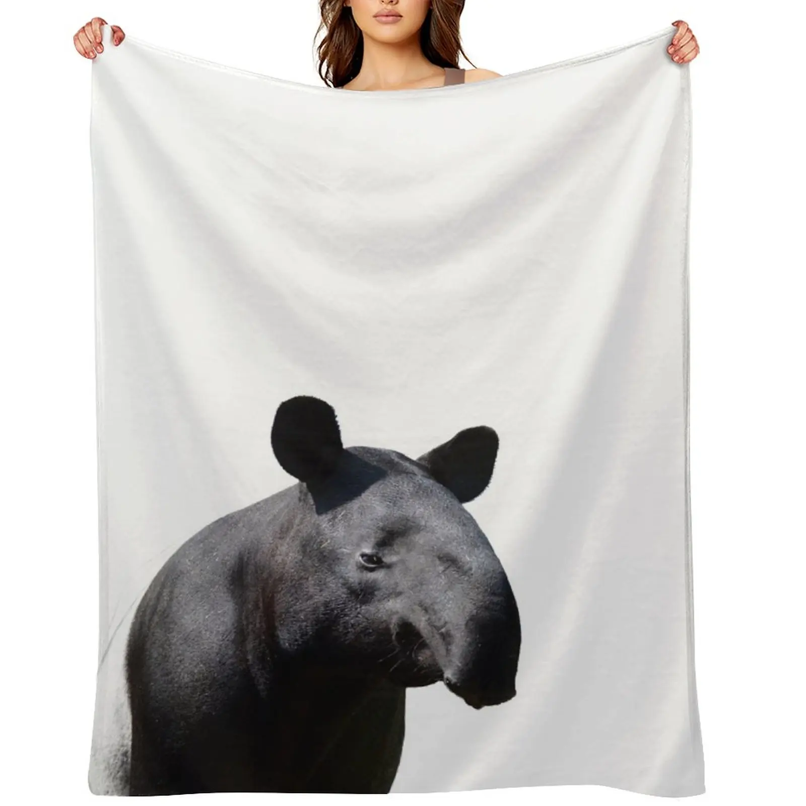 

The Most Handsome Tapir in the World Throw Blanket Soft For Decorative Sofa Designers Bed linens Blankets