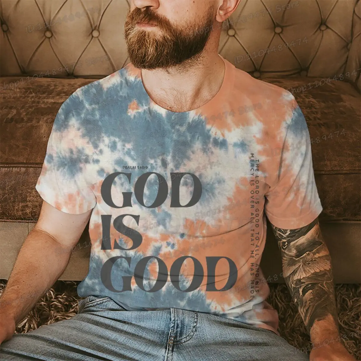 الله جيد طباعة تي شيرت المسيحية المعتقد الديني مضيئة نمط الشارع الشهير الرجال النساء قصيرة الأكمام Vintage تي شيرت الهدايا