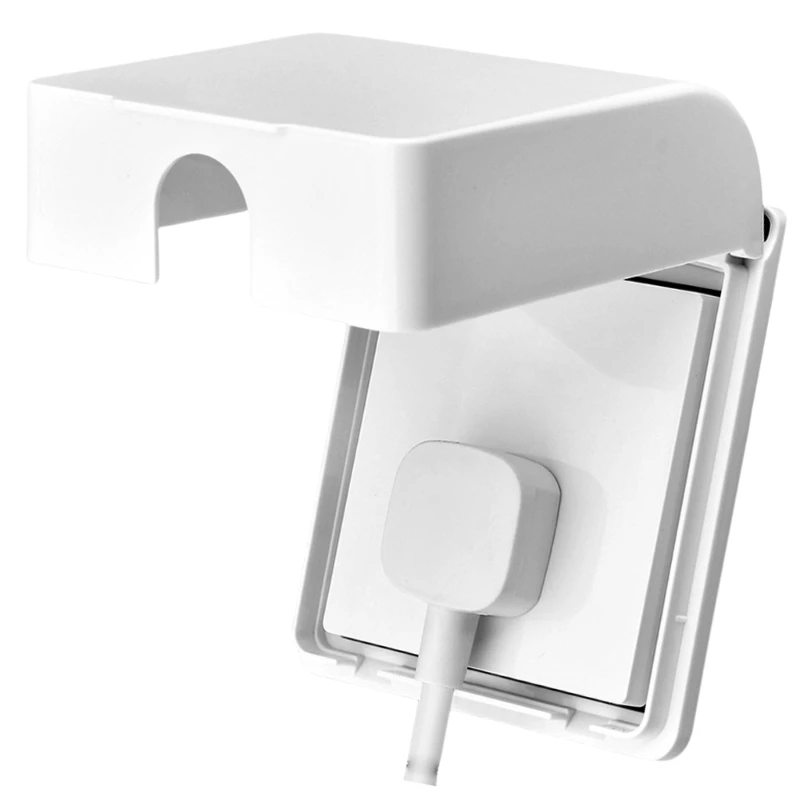 Adhesive 86 Type Socket Cover Wall Outlet Protectors for Child Safety White Dropship