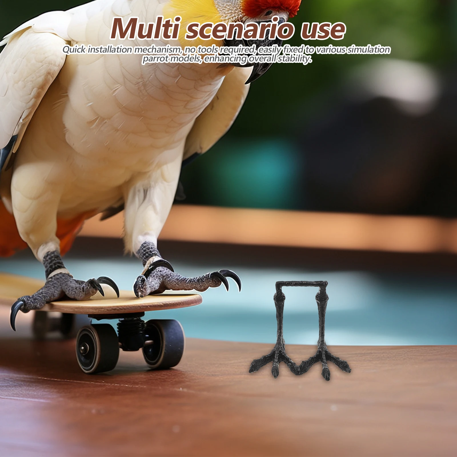 

9Pcs Realistic Bird Feet Iron for DIY Crow Statue Replacement Halloween Craft Decoration Bird Paw for Models Realistic Crow Feet