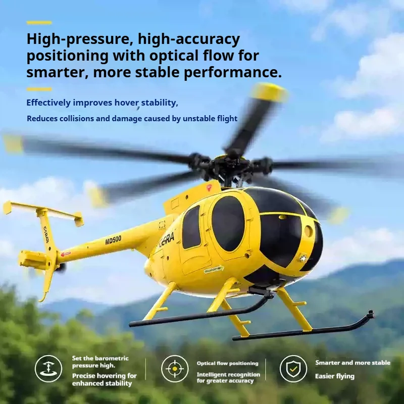 RC ERA RC Helicopter Model C184S with Optical Flow Positioning 6CH Brushless Simulation C184S Birdie Stunt RC Plane Toys Gifts