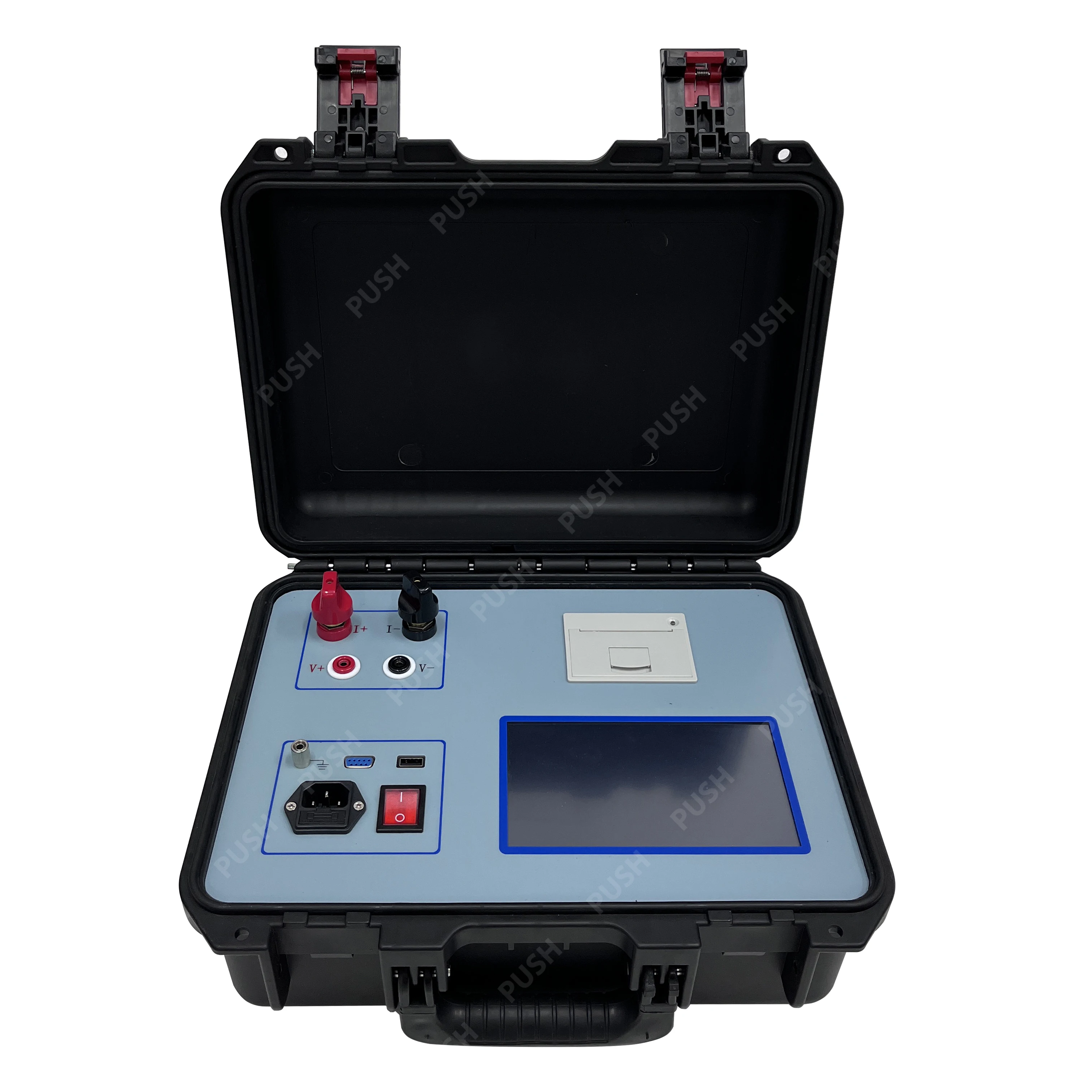 PUSH Electrical 100a Contact Resistance Tester High current micro-ohmmeter Loop Resistance Tester