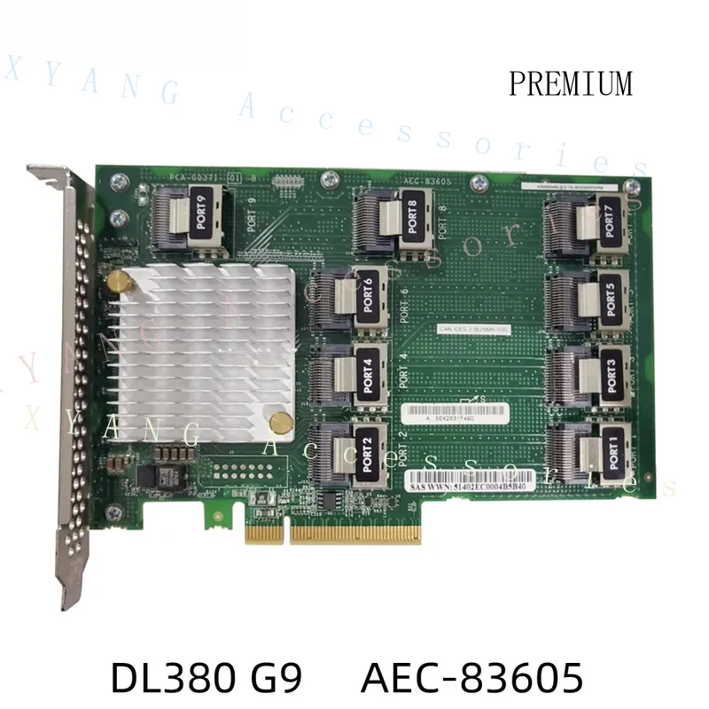 N+ Original AEC-83605 12Gb SAS SATA Expander Card For HP DL380 G9 RAID Controller Card 727250-B21 761879-001 727253-001