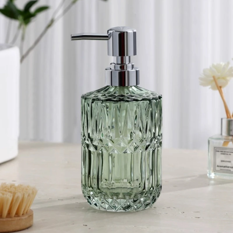 

Стеклянная бутылка для дезинфицирующего средства для рук, дозатор моющего средства, бутылка для распределения жидкости, гель для душа в ванной комнате/бутылка для мыла, аксессуары для ванной комнаты