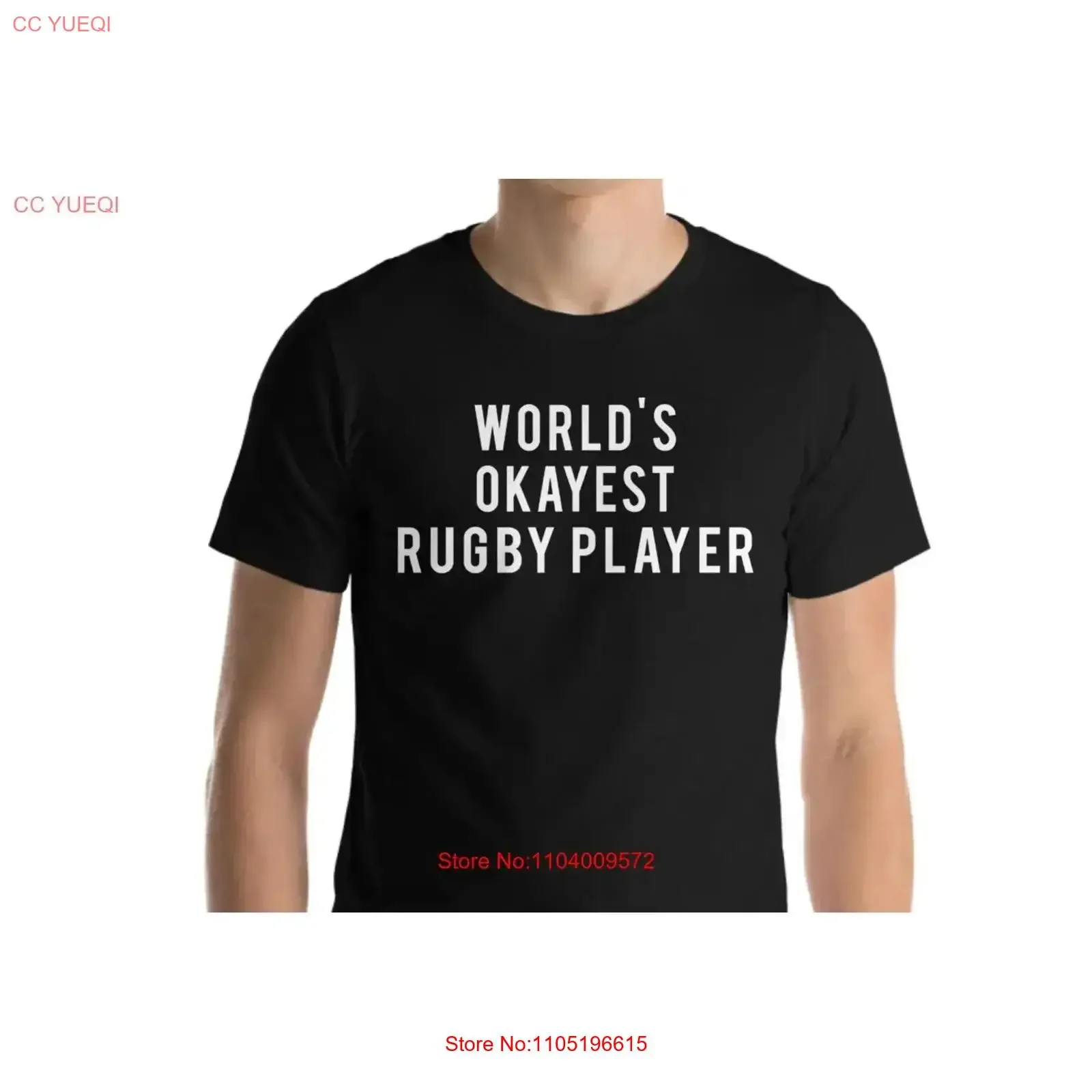 تي شيرت الرجبي لاعب في العالم 26 عتيق مغسول للجنسين ملابس الشارع مريحة للارتداء اليومي مصمم الملابس #1