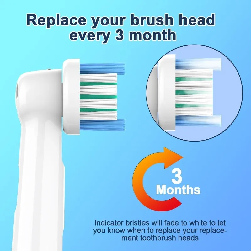 ABBZ-Replacement Toothbrush Heads 16 Pcs For Electric Toothbrush Models SB17A/50A/60A/17S/18A/20A/25A/417A