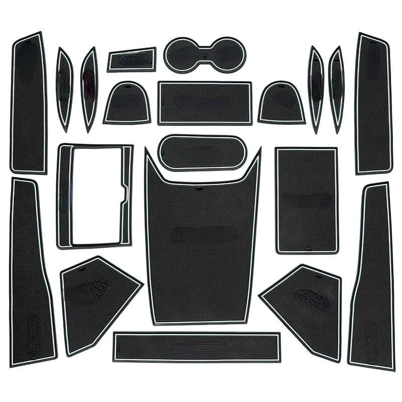 

Car Door Groove Mat Cup Mat for Haval H6 3th 2021 2022 Center Console Storage Box Mats Auto Gate Slot Cup Holder Pad