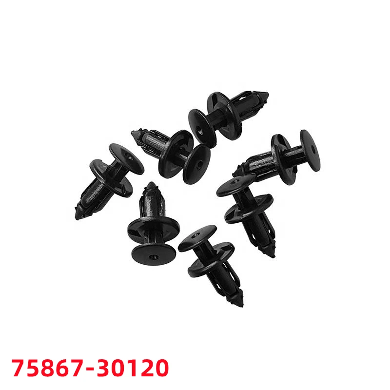 

10Pcs For 8.5mm Hole Push Type Auto Fasteners Plastic Rivet Screw Retainer Spring Clips 75867-30120 B89