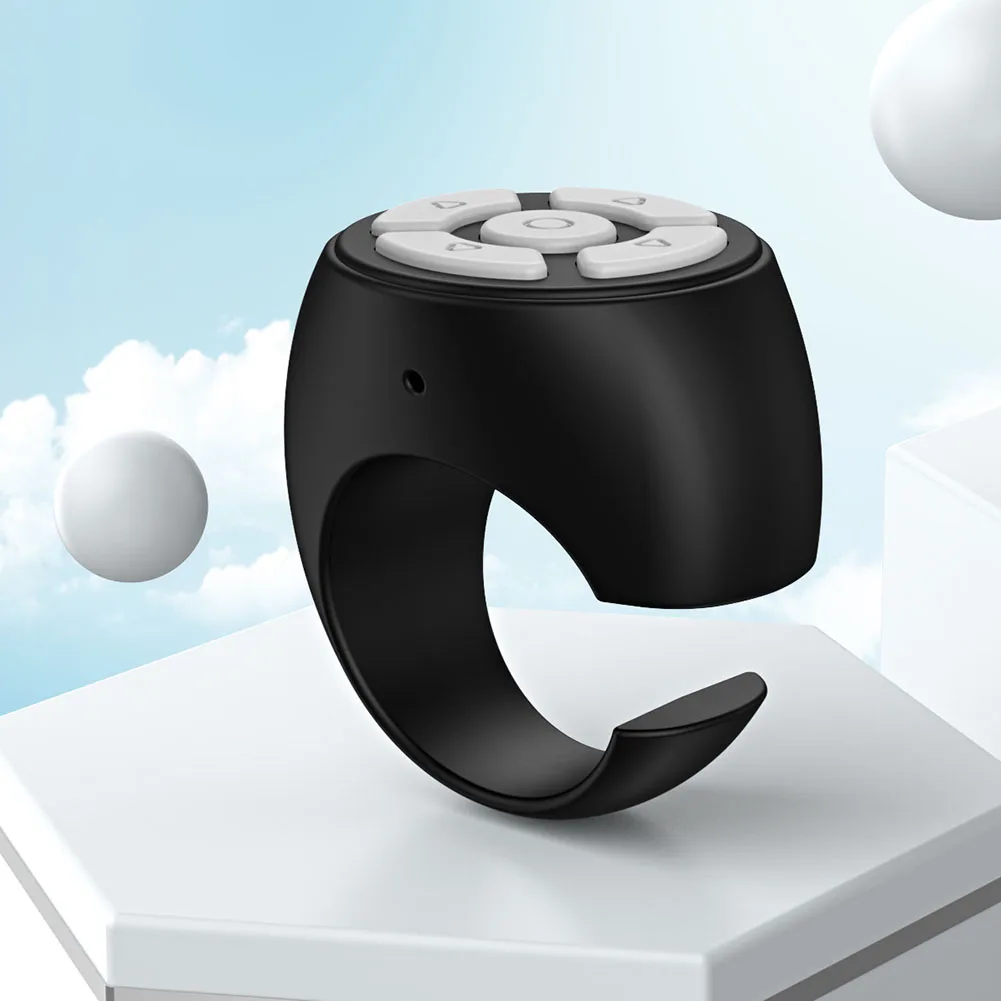 Wireless Fingertip Remote Control Ring Effortless Selfies Page Navigation For Tik-Tok Scrolling Ring Fingertip Remote Control