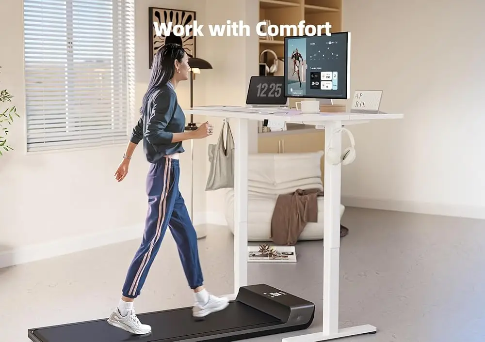 63 Inch Standing Desk with Adjustable Height, Electric Stand Up Desk for Home Office, Studio, Computer Workstation