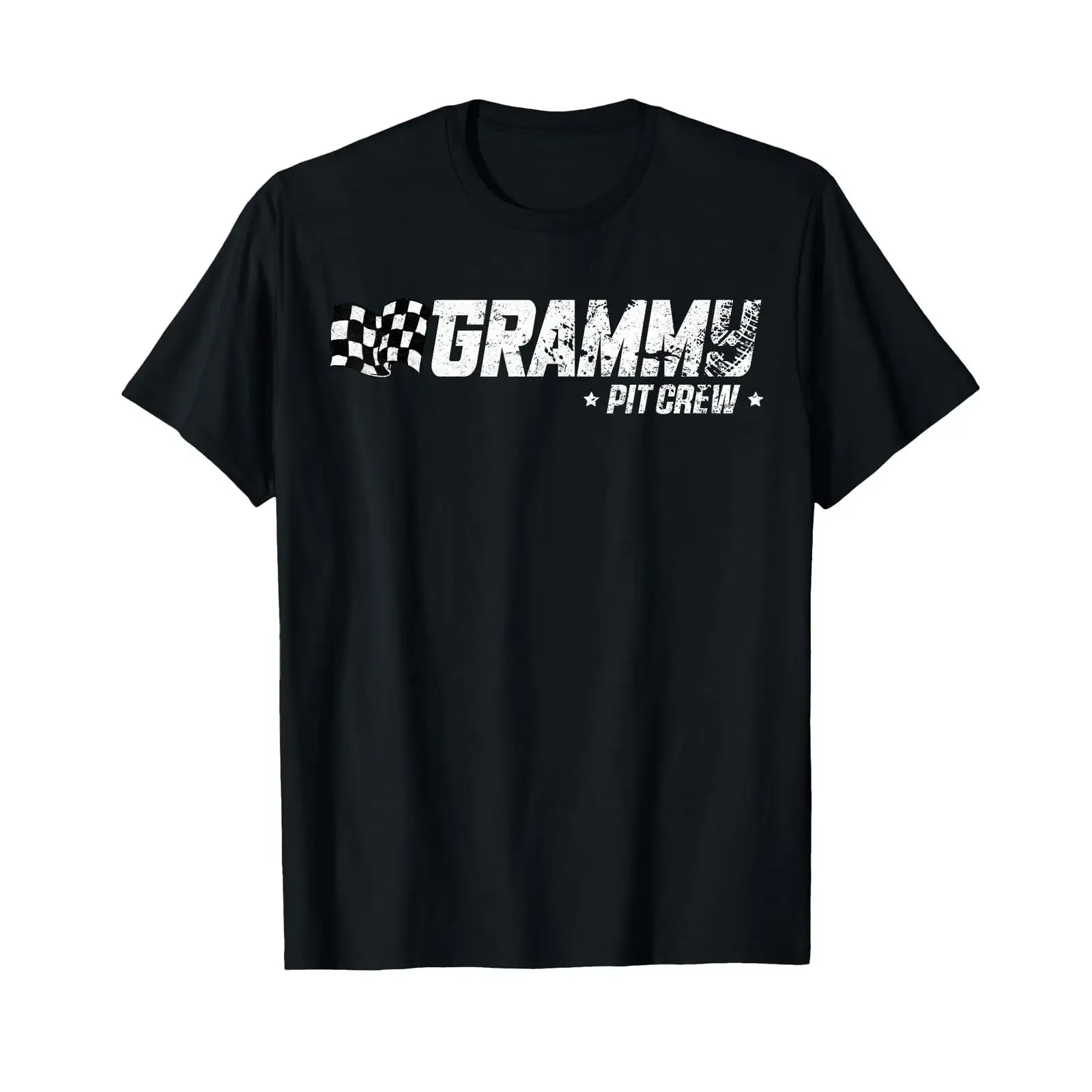 Grammy Pit Crew Race Car Birthday Family Racing T Shirt vintage Washed Stretched fashion homme Casual Unisex Comfortable
