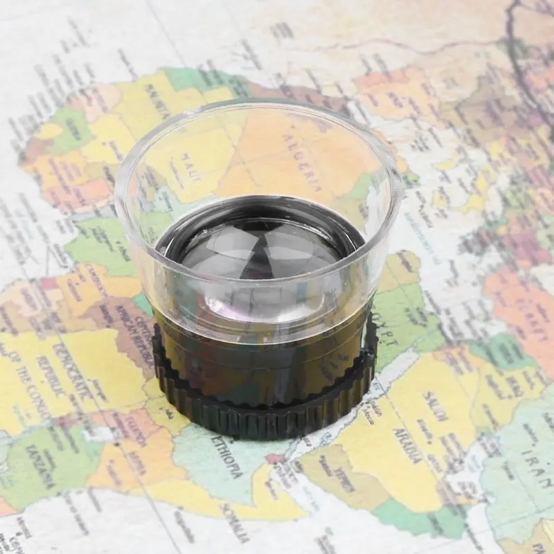 Professional Portable 15X Monocular Magnifying Glass Fit for Jewelry Map Reading Glass Lens