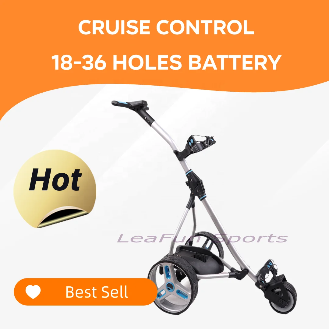 

A Lightweight Aluminium Frame Ensures Easy Transportation Electric Golf Trolley