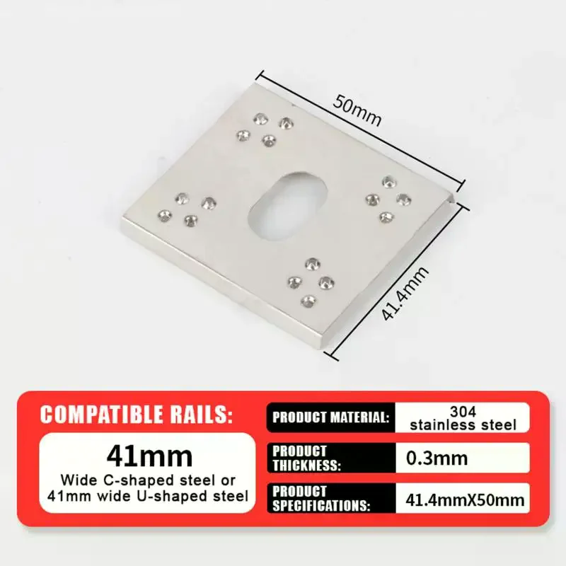 10/30/50pcs Solar Panel PV Grounding Clip Washer Spacer C-Shaped Solar Panel Grounding Clip Gasket Fits Photovoltaic Systems