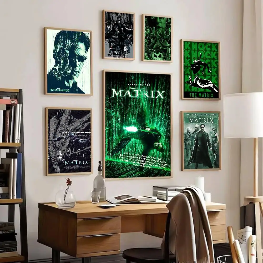 الكلاسيكية فيلم M-Matrix نوعية جيدة يطبع والملصقات ورق أبيض يطبع الملصقات الفنية جدار ديكور #1