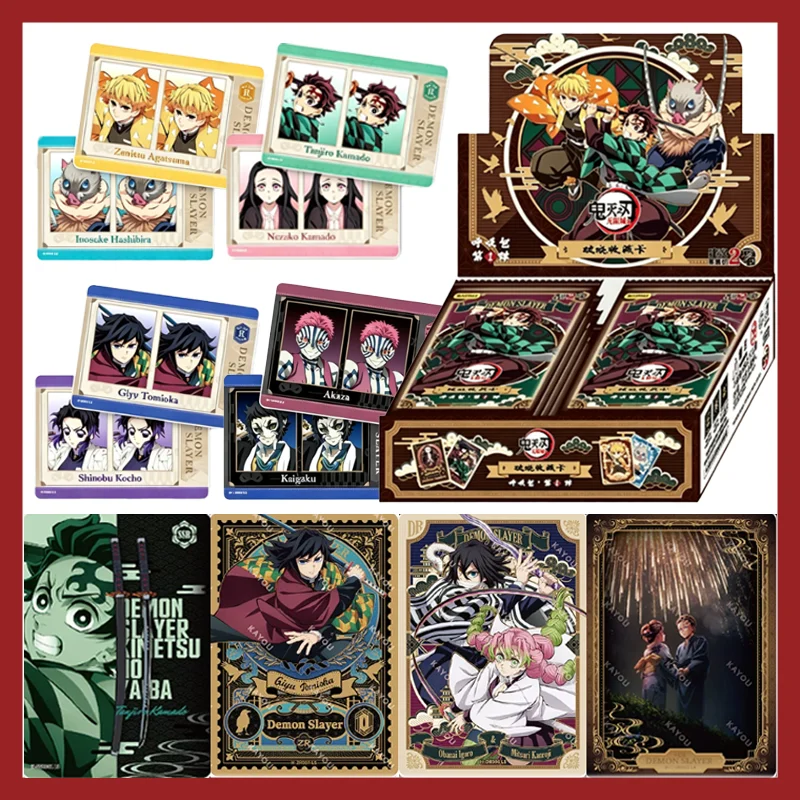 【新商品】公式「鬼滅の刃」トレーディングカード、竈門炭治郎、禰豆子、レアフラッシュカード、ccg-tcg、アニメゲーム関連グッズ、ファン向け玩具