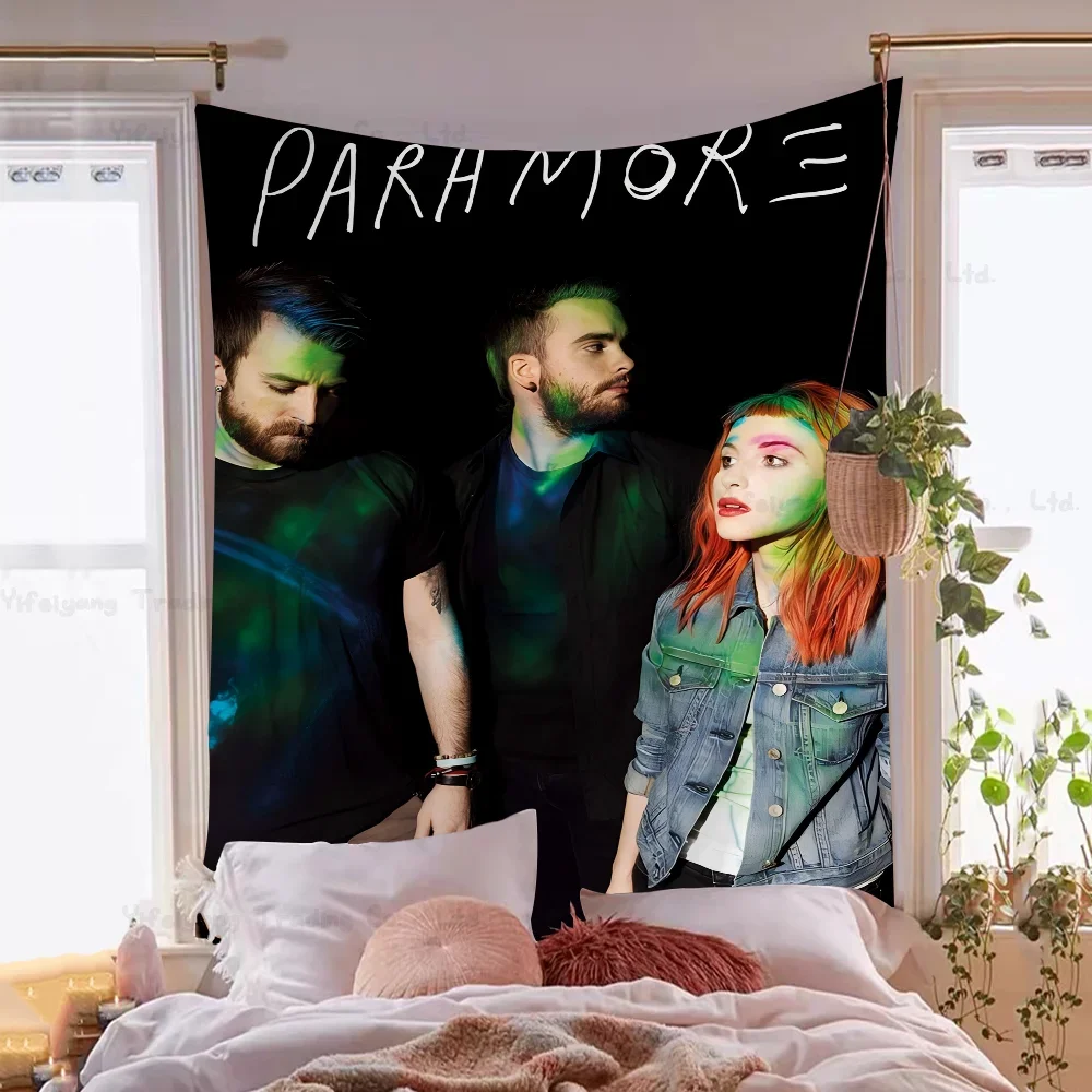 Paramore Band Anime Tapestry Indian Buddha Wall Decoration Witchcraft Bohemian Hippie Wall Hanging Sheets