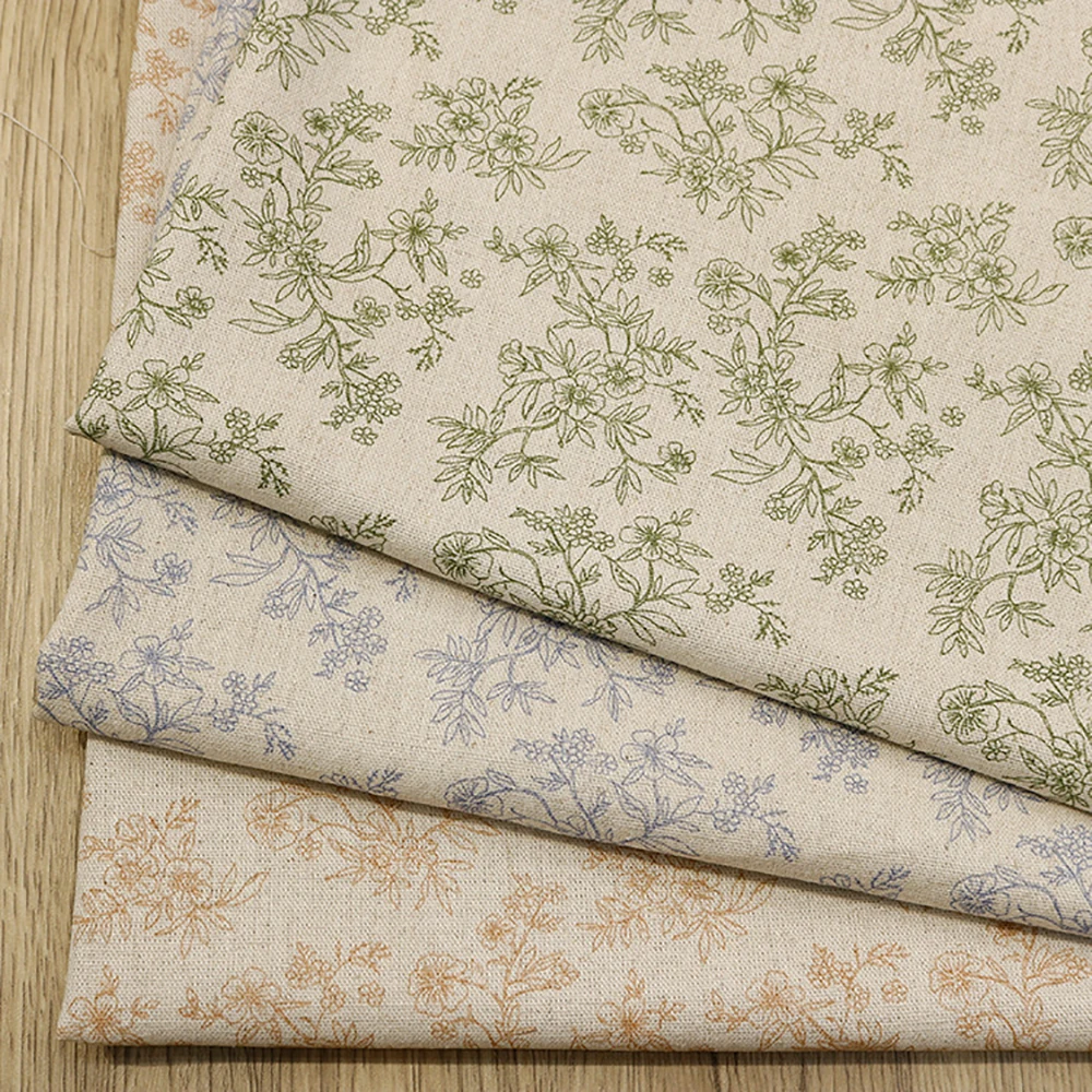 

Elegant Floral Printed Fabrics, Linen Cotton Garment Fabrics, Idyllic Florets, Baby Clothes, Dresses, Pajamas, DIY Sewing