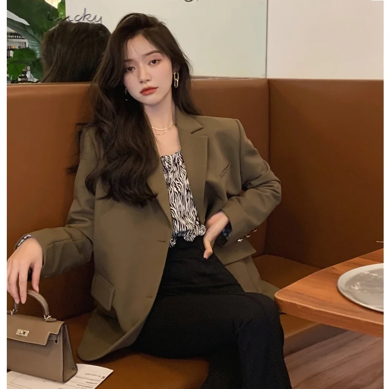 

Commute Blazer Overcoat Female Women'S Coats Literary Brazer Chinese Apricot Floral Tassels Fringed Beaded Buckle Personalized