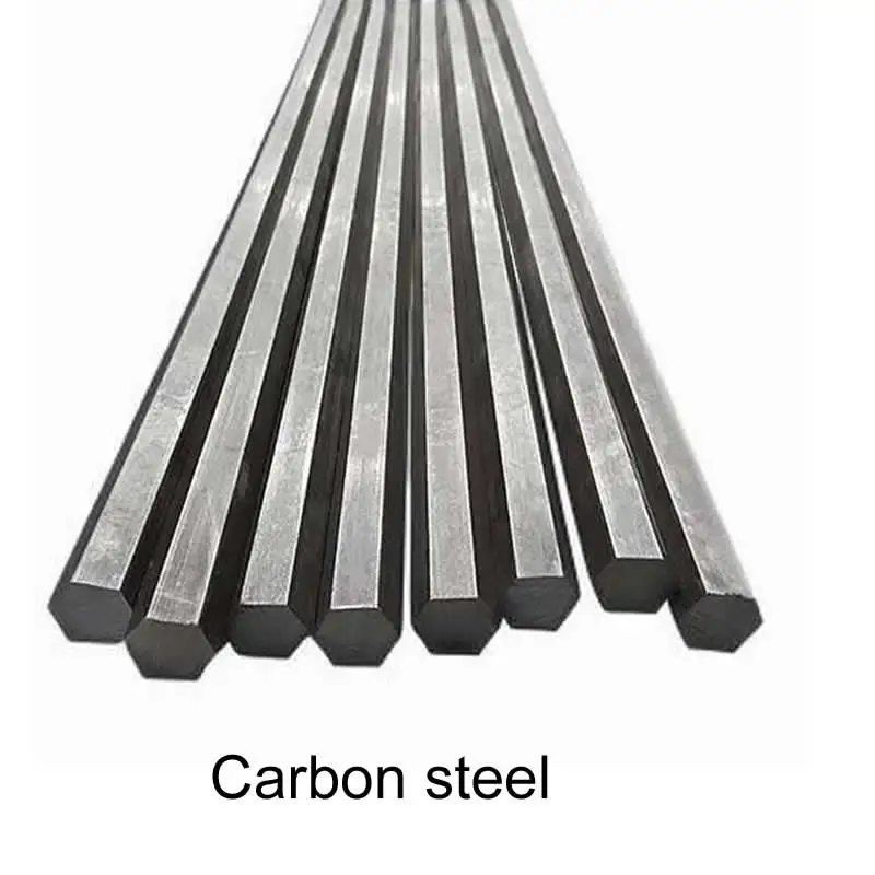 Aste esagonali Barra 11-20mm Lunghezza laterale oposta Acciaio inossidabile Alluminio Acciaio al carbonio Rame Ottone Adatto per dissipatori di calore