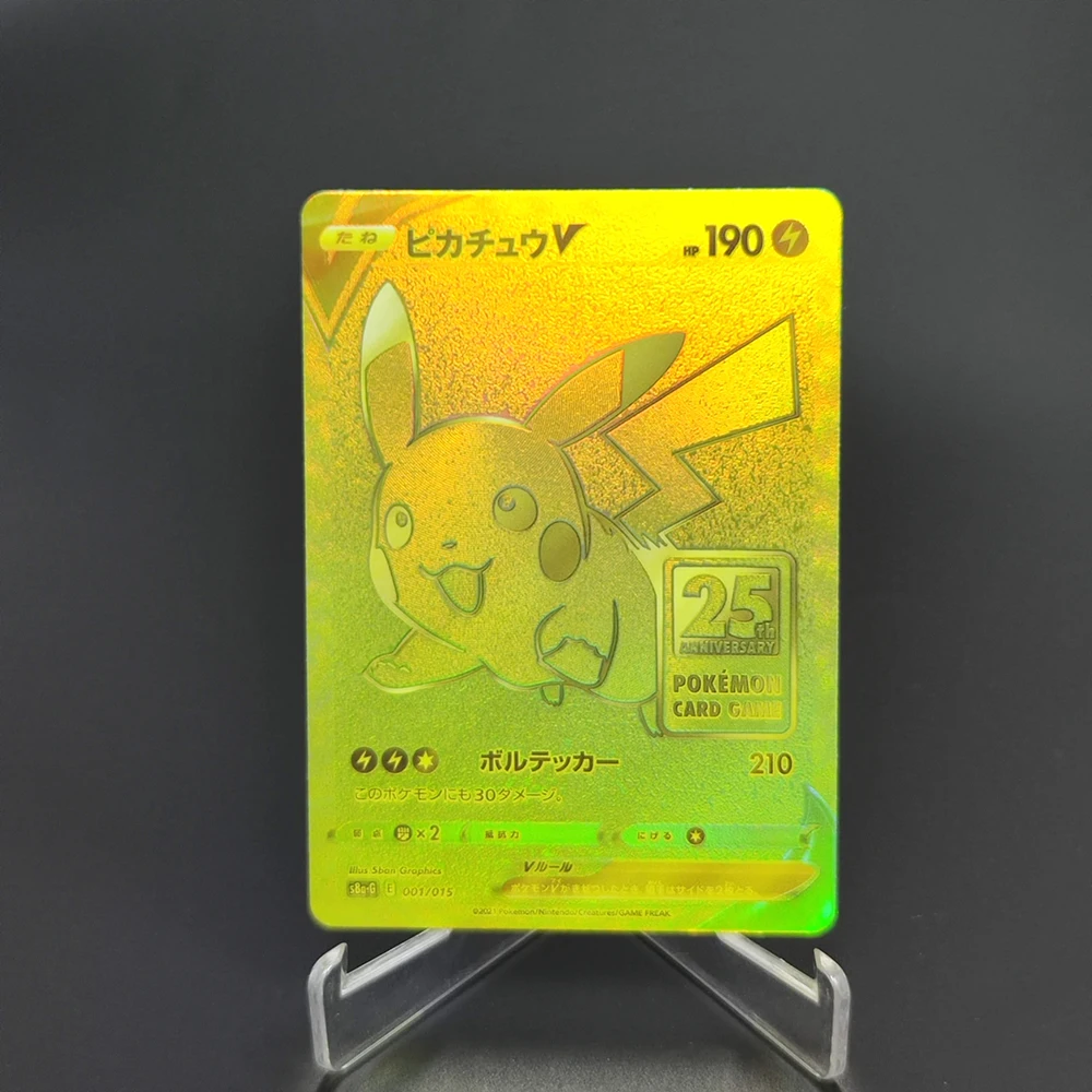 การ์ดสะสมโปเกมอนภาษาอังกฤษ ไทย เกาหลี วิคตินี่ EX จีน หายาก ทำเอง ใบเดียว คลาสสิก เกม อนิเมะ ของขวัญ