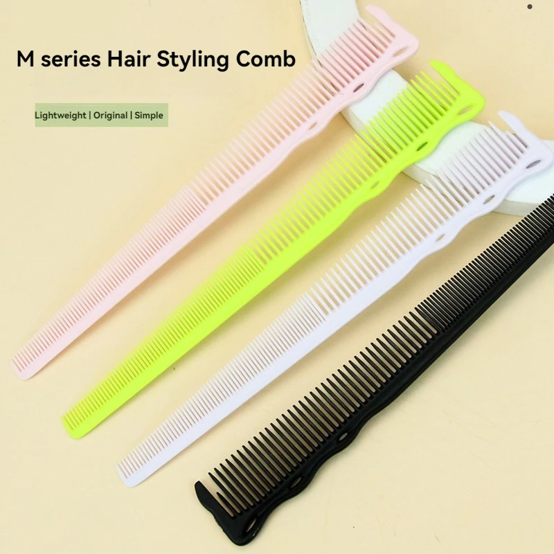 مشط بلاستيكي جديد لقص الشعر لصالونات التجميل برأس مسطح مع أداة تصفيف الشعر الاحترافية ذات الأسنان المتناثرة #3