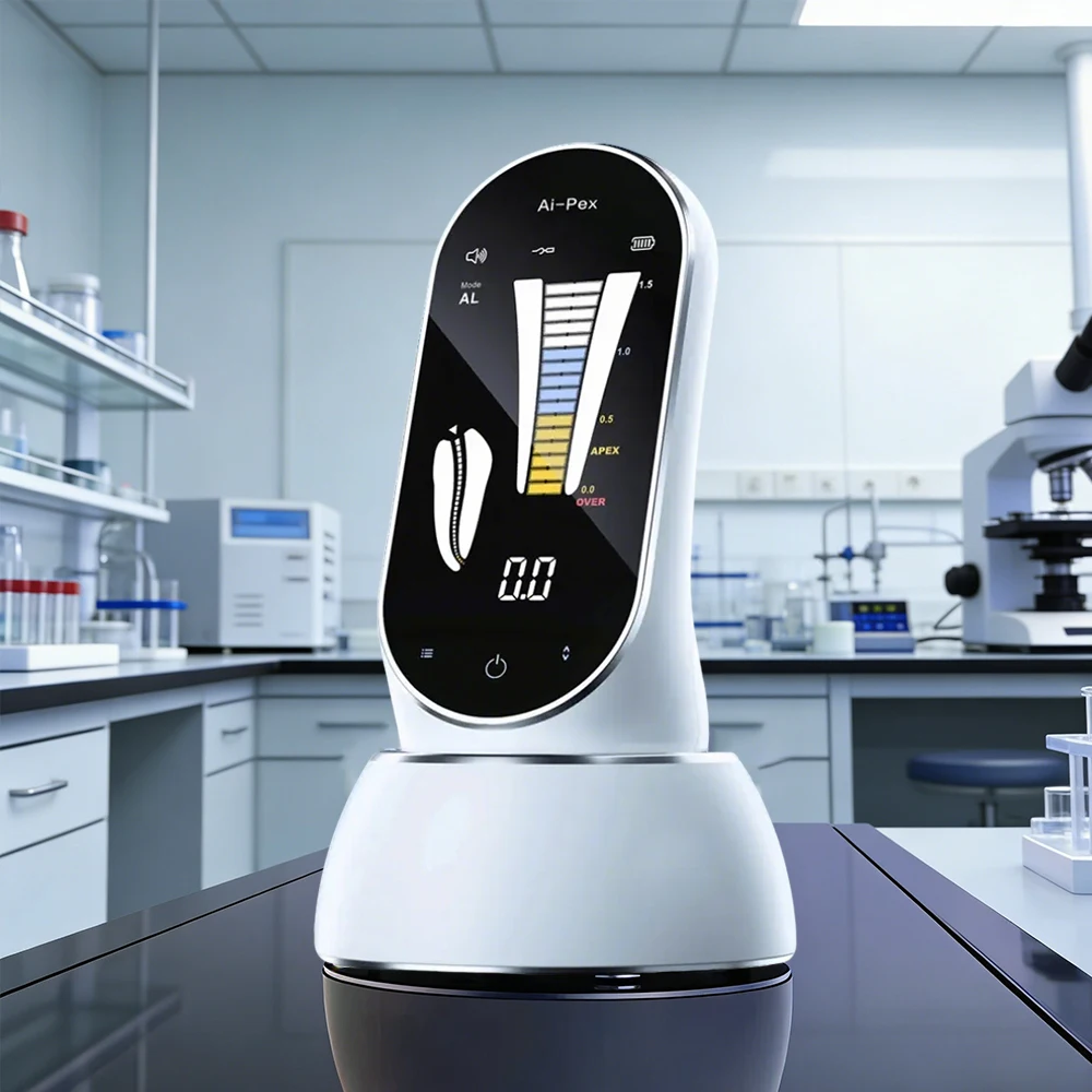 

Woodpecker Ai-Pex Dental Apex Locator Multi-Frequency Root Canal Length Measuring Instrument High Precision Endodontic Detector