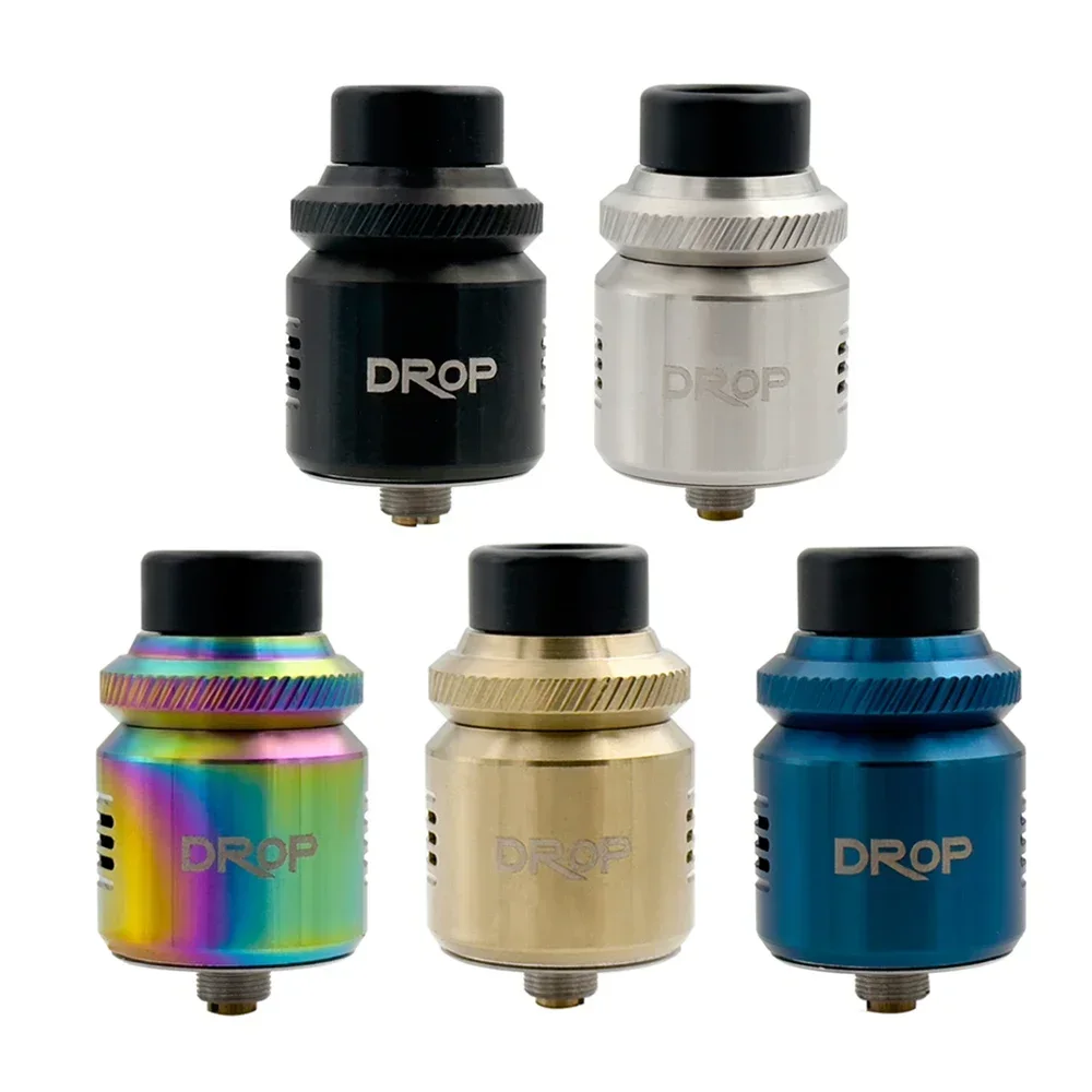 RunVape Drop V2 RDA Atomizer 24mm Dual Coil Airflow Control DIY Deck DL RDL Vaping Tank