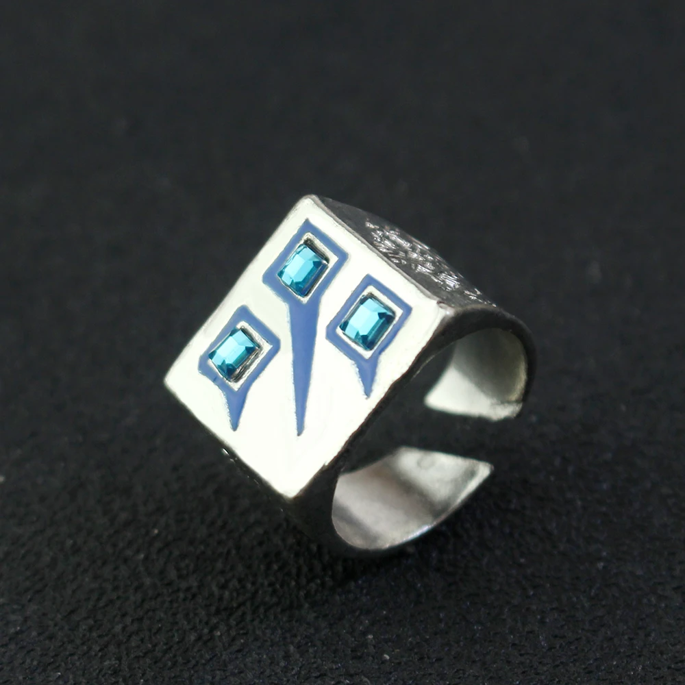Anime OVERLORD Shooting Star Cosplay Ring YGGDRASIL Ainz Ooal Gown Momonga Adjustable Ring For Fans Jewelry Prop Accessories