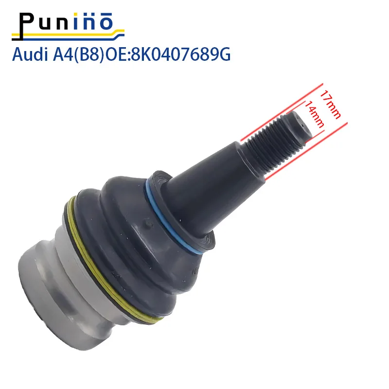 Punino Pair Front Lower Suspension Control Arm Support Arm Ball Joint For Audi A4 B8 8K2 8K5 A5 A6 C7 A7 4GA Q5 8RB 8K0407689G