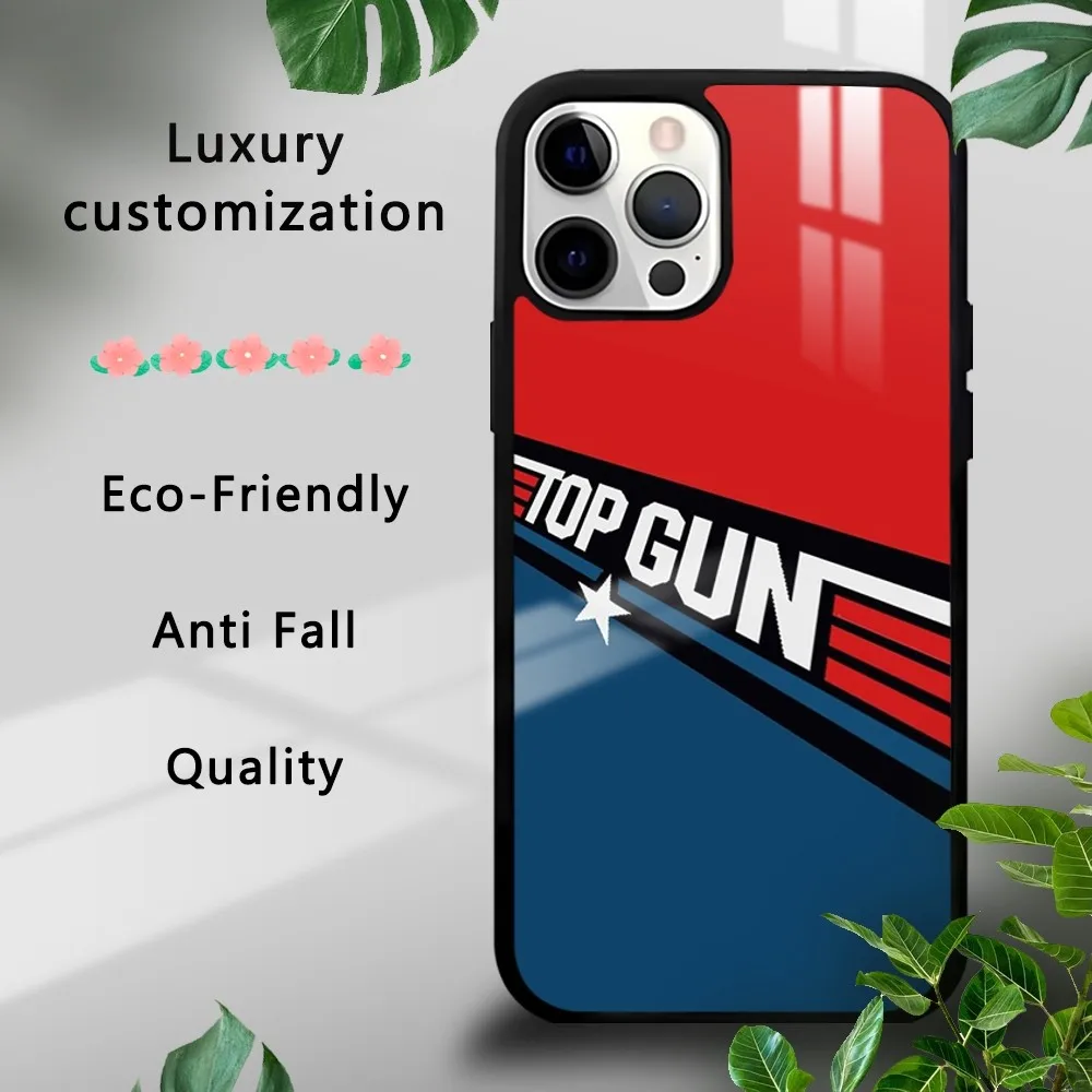 

T-Top G-Gun Maverick Movie Phone Case For iPhone 16 15 14 13 12 11 Pro Xs Max Mini Plus Celulares Hard Funda