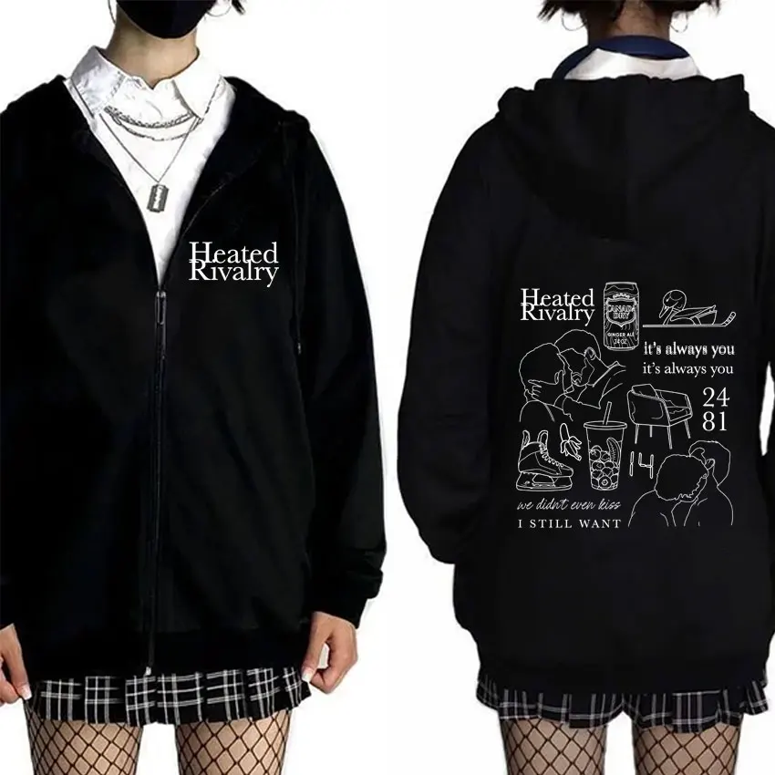 

Heated Rivalry Zipper Hoodie Shane Hollander‌ Ilya Rozanov Hollanov 2481 Graphic Zip Up Jacket Men Women Fashion Casual Hoodies