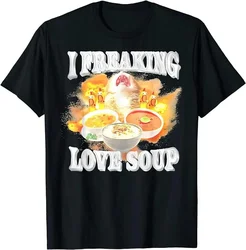 I Freaking Love Soup Kitten T-Shirt long or short sleeves