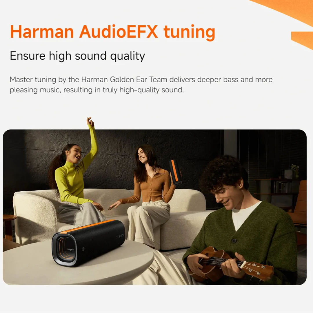 Xiaomi Sound Party 50W Potężny dźwięk Harman AudioEFX Tryb TWS 26h Czas odtwarzania Obsługa szybkiego ładowania PD i ładowania odwrotnego