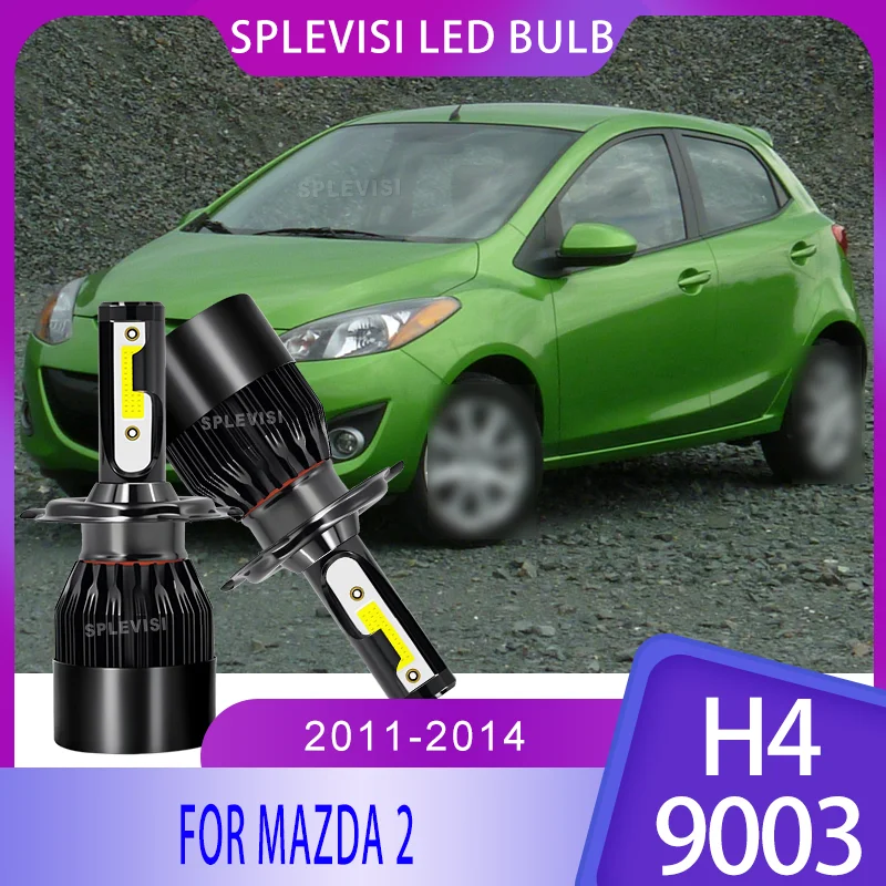

Don't Hesitate! These LED Headlights Sell Out Fast H4/9003 High Low BEAM 12V 60W 6000LM For MAZDA 2 2011-2014 Protege 2001-2003
