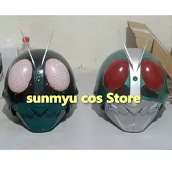 Shin kamen Helmet Automatic opening and closing version Cosplay  Shin 1 go Shin 2 go No.2+1 Mask With Light