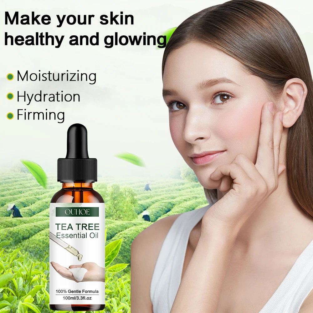 Natural Tea tree oil moisturizing facial body feminine skin care skin repair moisturizing Aromatherapy pure massage essential oi