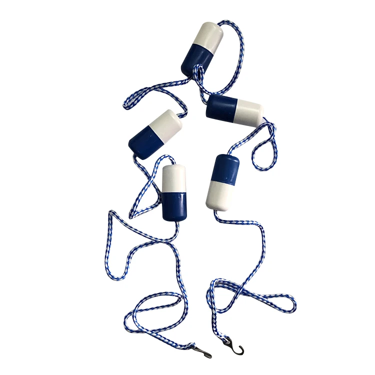 

Swimming Pool Safety Divider Rope Buoy and Safety Float Line with Two Hooks