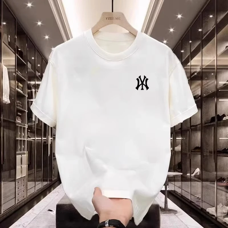 Neues T-Shirt mit kurzen Ärmeln – schlichtes Design, für Damen und Herren, ideal für Paare. Sommer 2026, lockeres und lässiges T-Shirt mit Rundhalsausschnitt – Detail 9