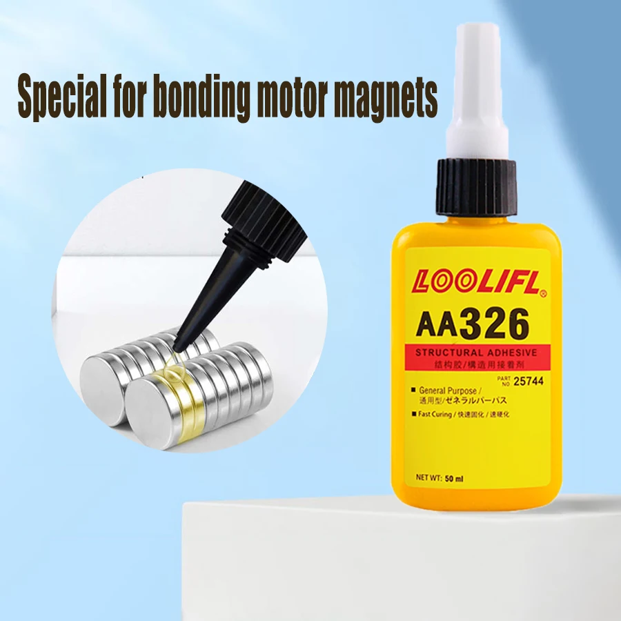 50ml Loctite 326structural adhesive accelerator Auto rearview mirror seat adhesive motor motor magnet metalglass specialadhesive