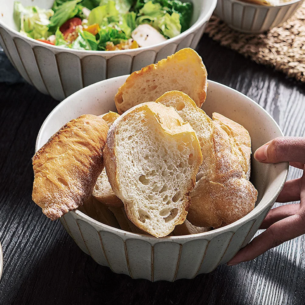 

1Pcs Chrysanthemum Large Ceramic Soup Bowl Practical Food Serving Noodle Rice Ramen Kitchen Tableware Noodle Bowls