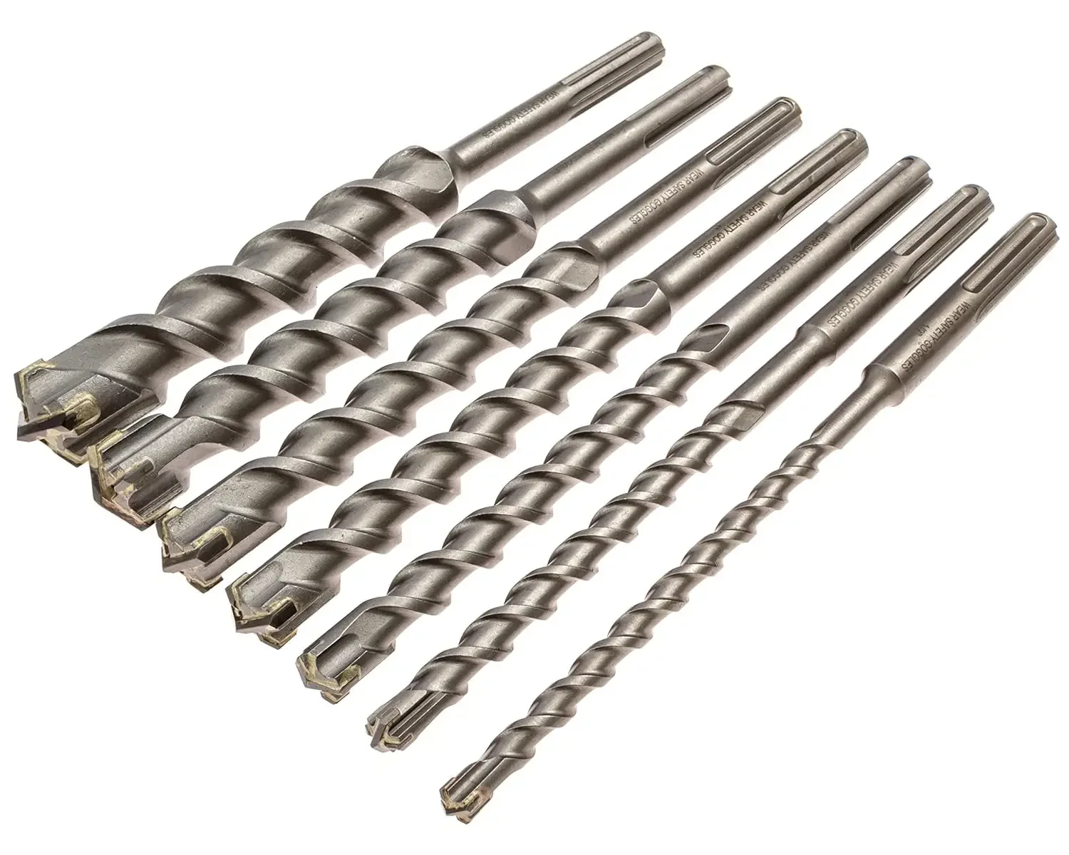 Carbide Tipped Masonry Drill Bit Set, SDS Max!!!