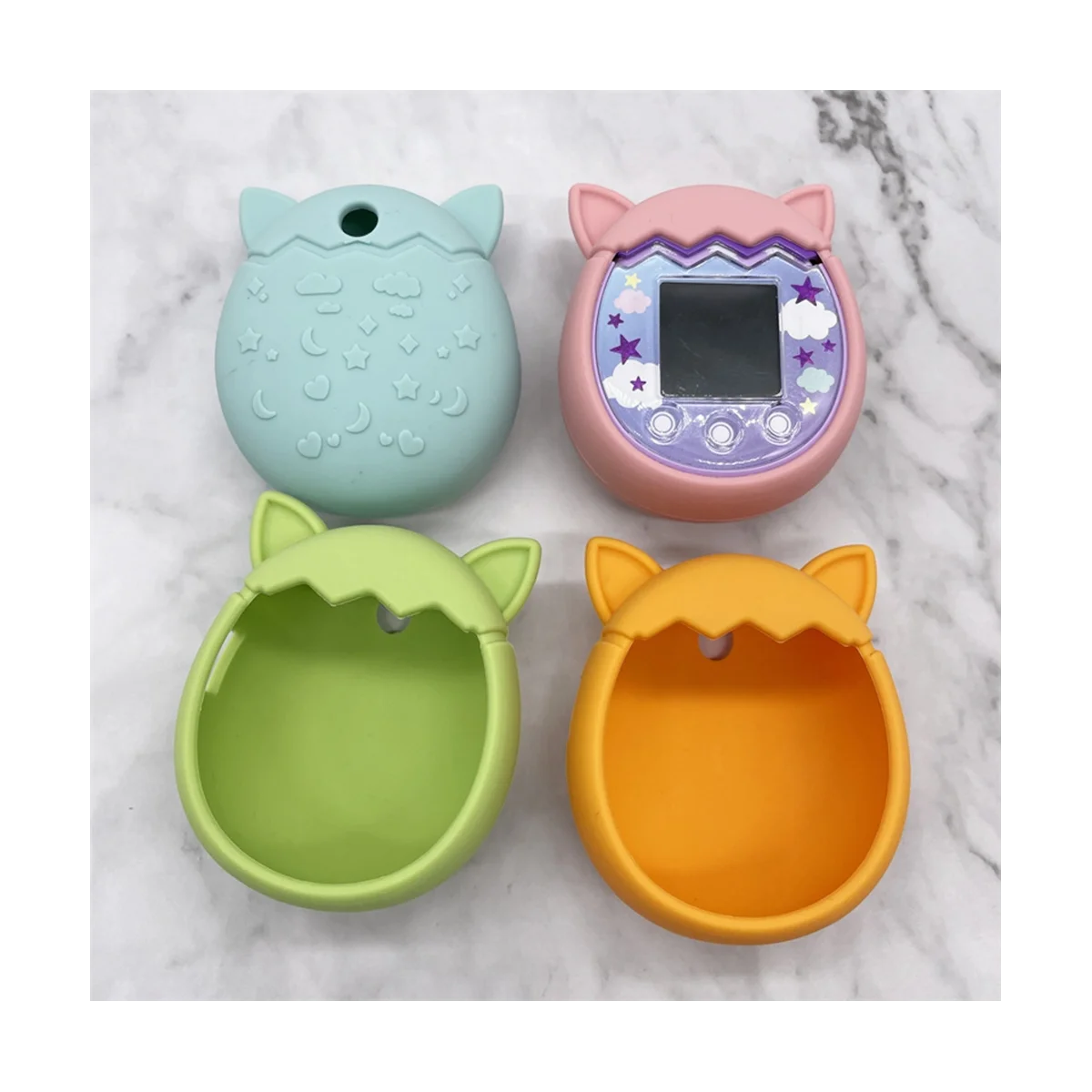 Para Tamagotchi Pix Silicone Caso Virtual Electronic Pet Machine(C)