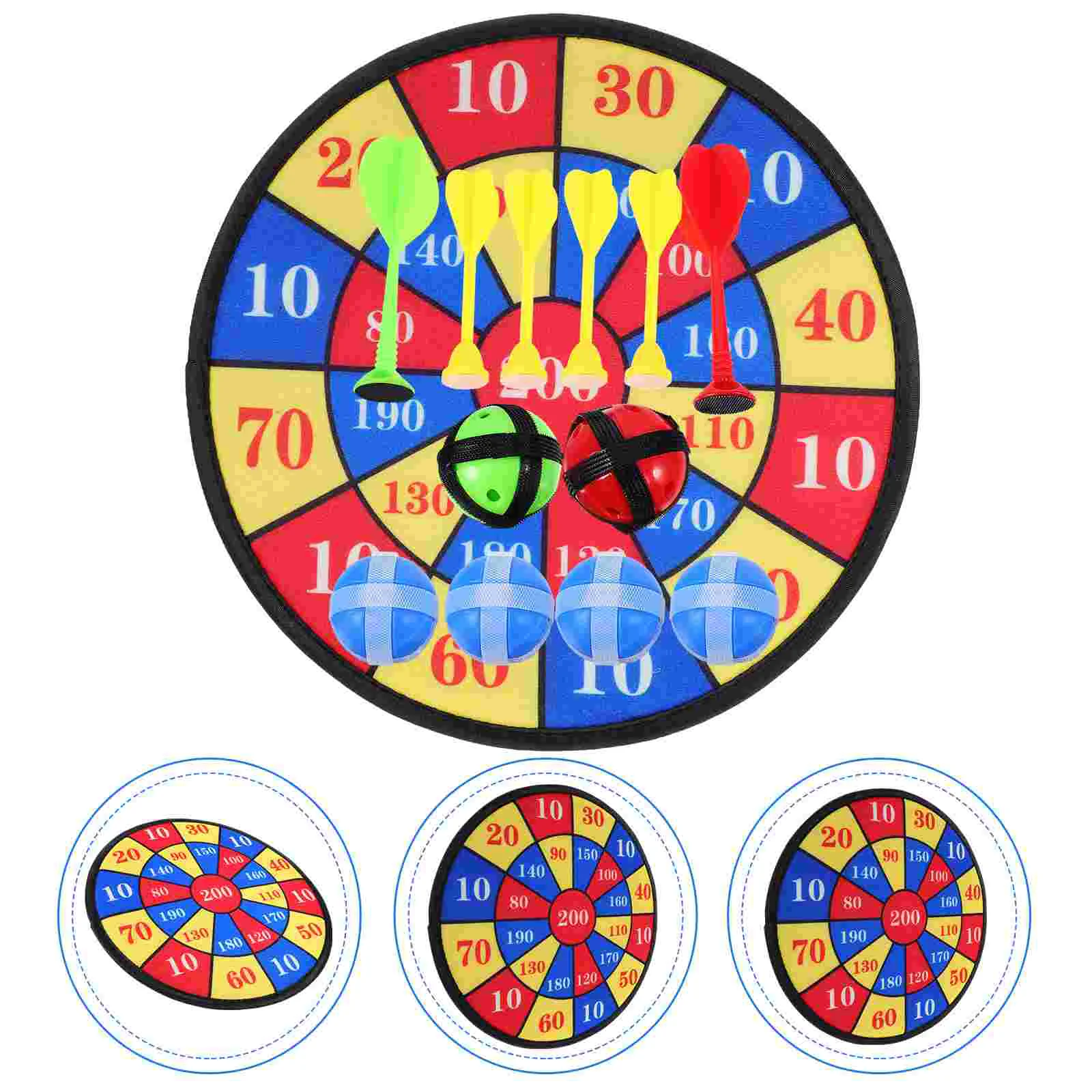 13 Pcs Target Board Toys Kids Educational Children's Outdoor Playset Decoration Plastic Game Supplies Activity