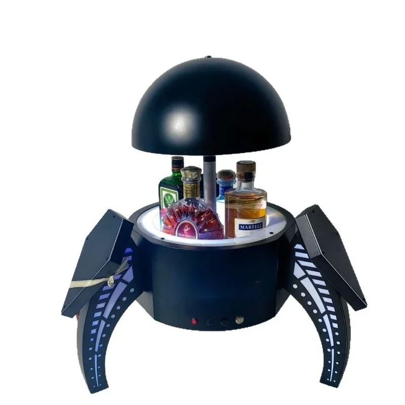 Luminous wine set, tripod lifting ball wine set, wine rack